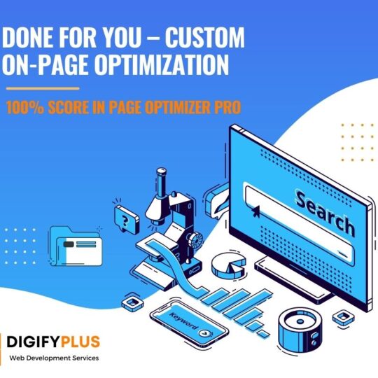Done For You – Custom On-Page Optimization – 100% Score in Page Optimizer Pro